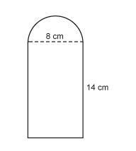 What is the approximate area of the figure? 86.9 square centimeters 137.1 square centimeters-example-1