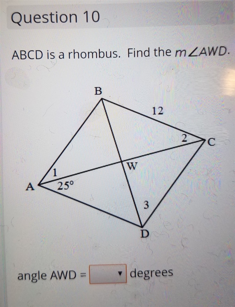 What is the angle for AWD-example-1