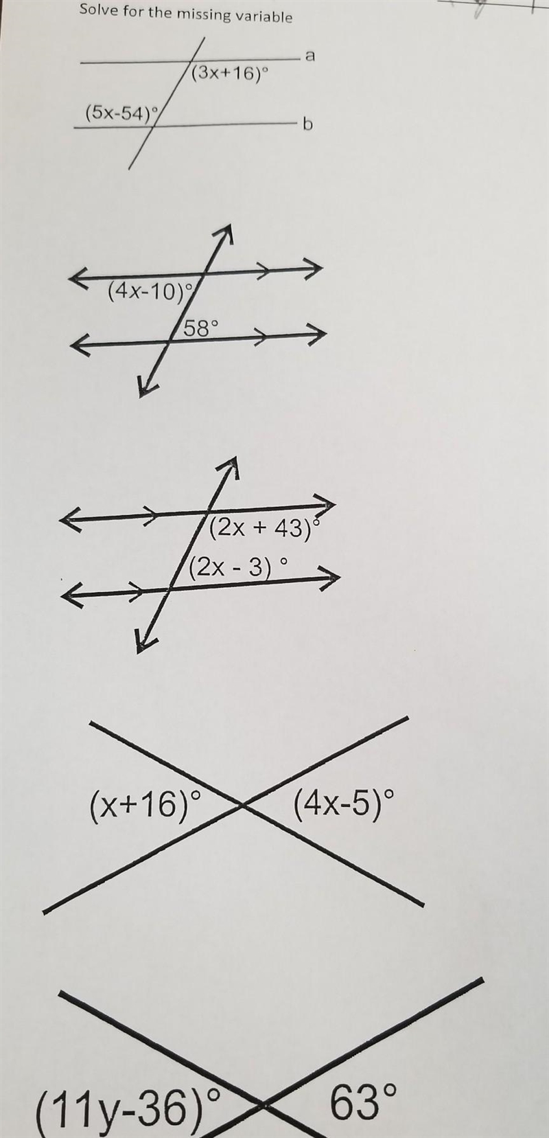 Solve for the missing variable :> thank you​-example-1