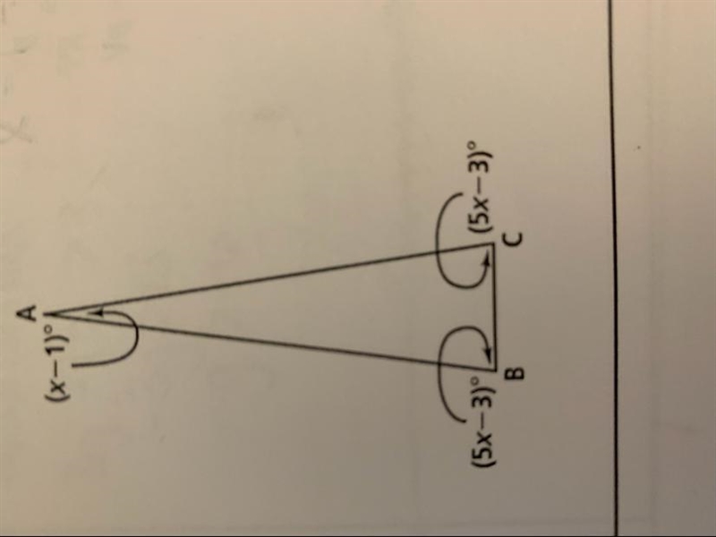 The sum of the angle measures of a triangle is 180°. Find the measure of each angle-example-1