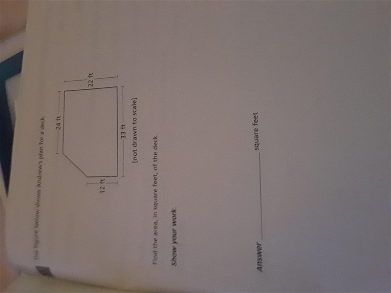 Find the area in square feet of the deck-example-1