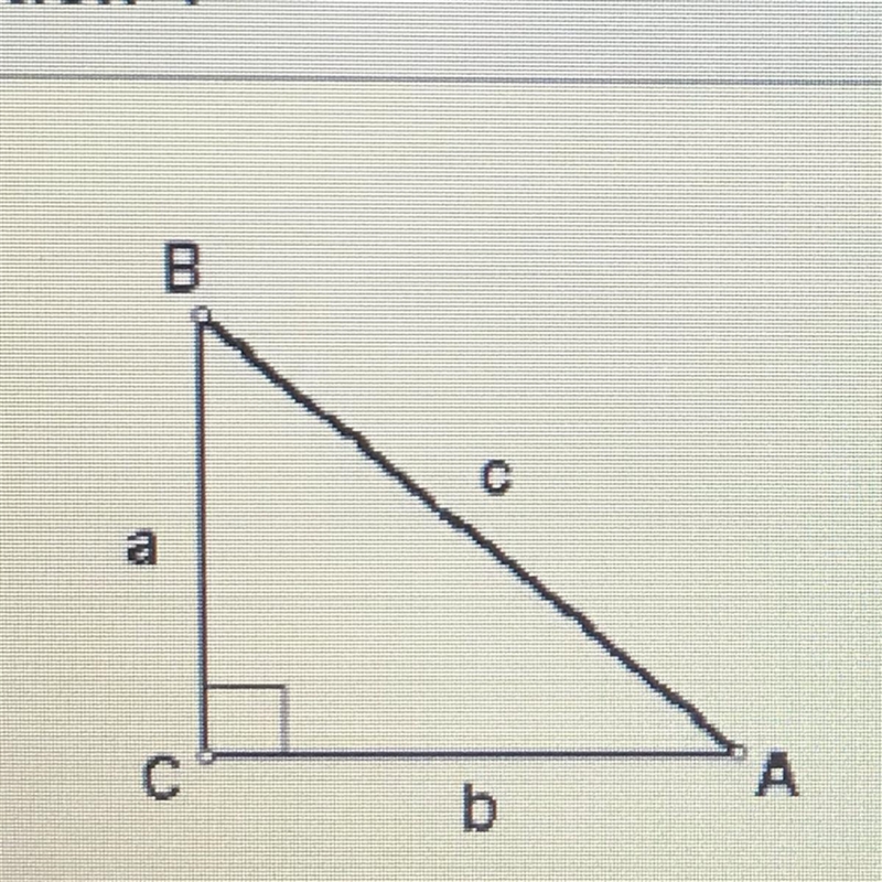 Given right triangle ABC, with right angle at C If a 5 and c 10 use the Pythagorean-example-1