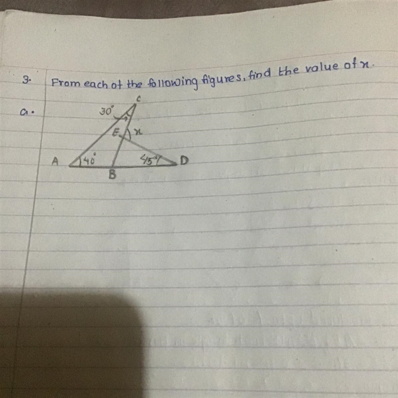 Find the value of x Full answer plzz-example-1