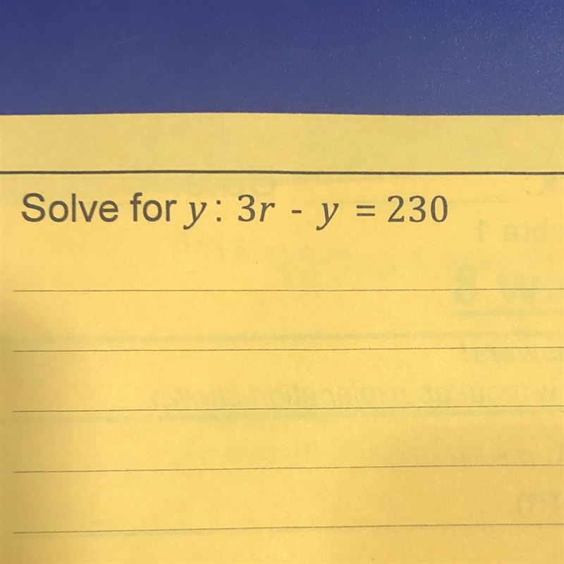 Solve for y please!!!!!!!!!!!!-example-1