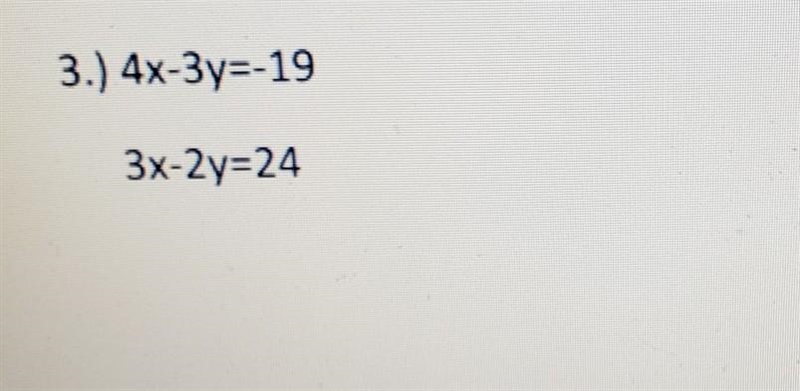 Solve using your choice of graphing, substitution, or elimination​-example-1