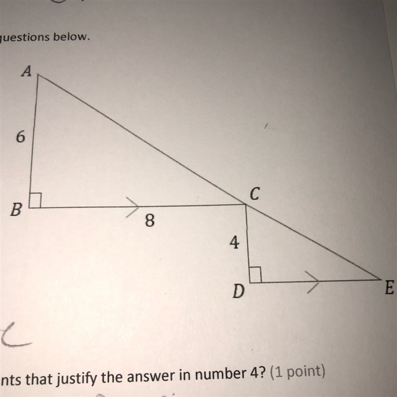 What is the length of segment AE? Show your work.-example-1