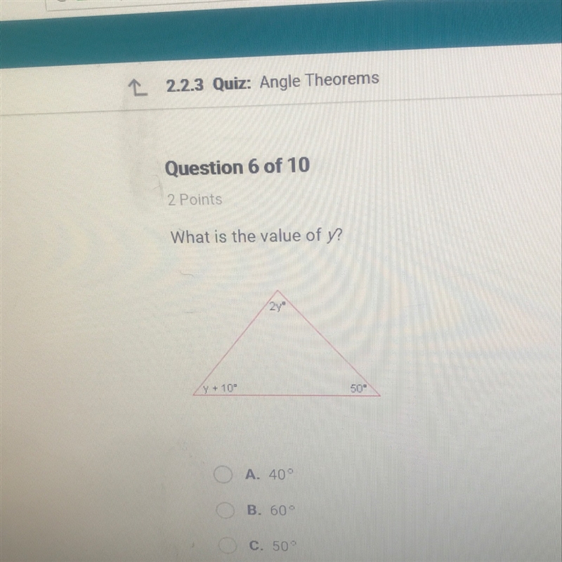 What is the value of y? (Picture attached)-example-1