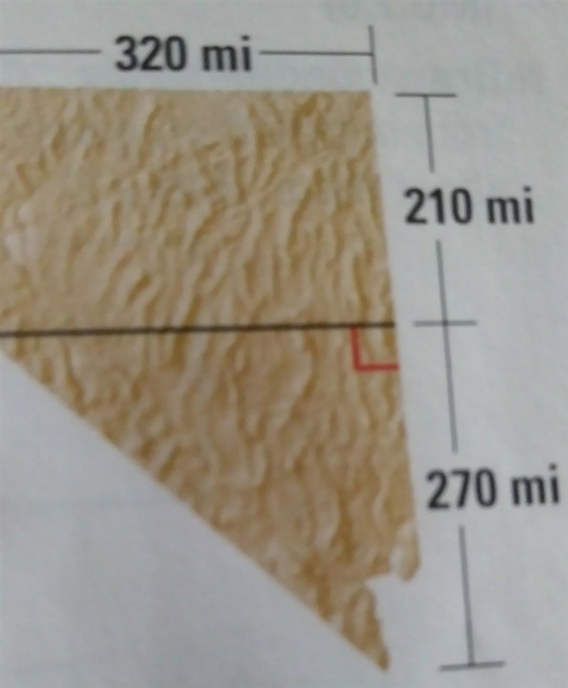 The diagram show the approximate length and width of Nevada. Estimate the area of-example-1