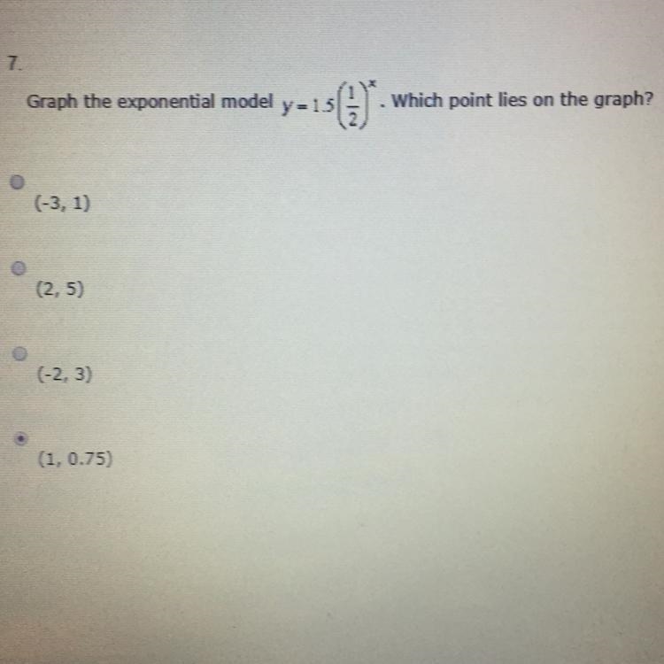 Graph the exponential model !!! Help needed !!!-example-1