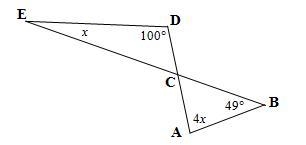 Find the value of x in each case:-example-1