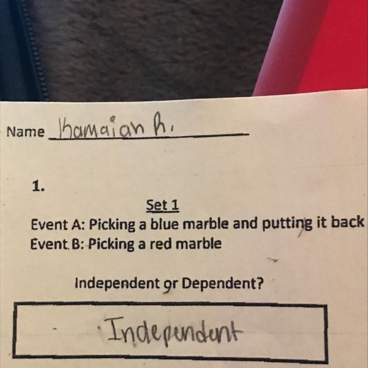 Is it independent or dependent?-example-1