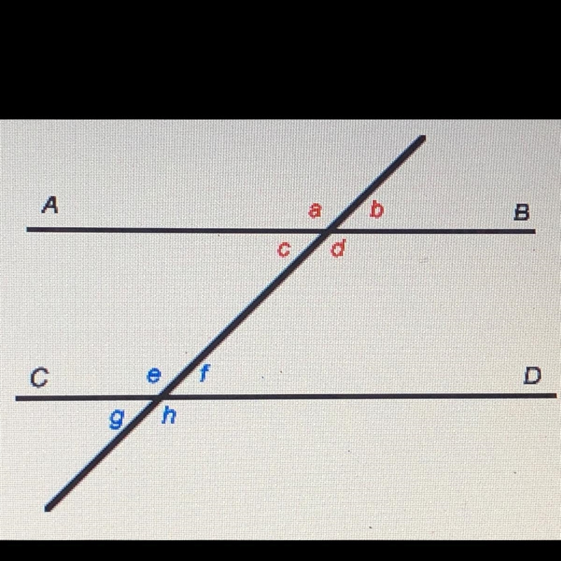 If times AB and CB are parallel, then angels c and e are A. Complementary B. Congruent-example-1