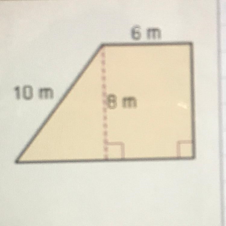 Find the area of the trapezoid.-example-1