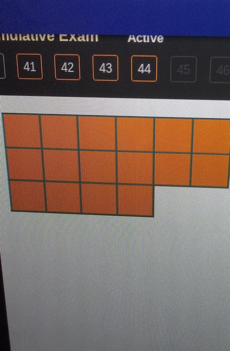 Which expression modeled by the array? a:2 * 6 + 4 b:3 * 5 + 1 c:4 * 2 + 8 d:5 * 2 + 6 ​-example-1