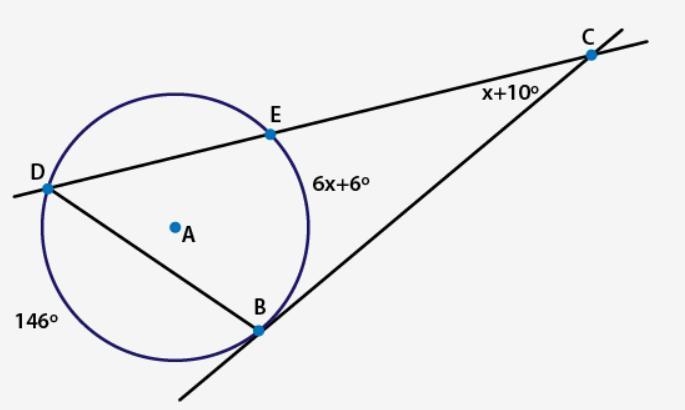 Find the measure of ∠ECB. a) 25 b) 96 c) 118 d) 146-example-1