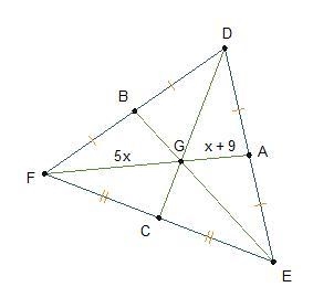 In the diagram, GB = 2x + 3.. What is GB?-example-1