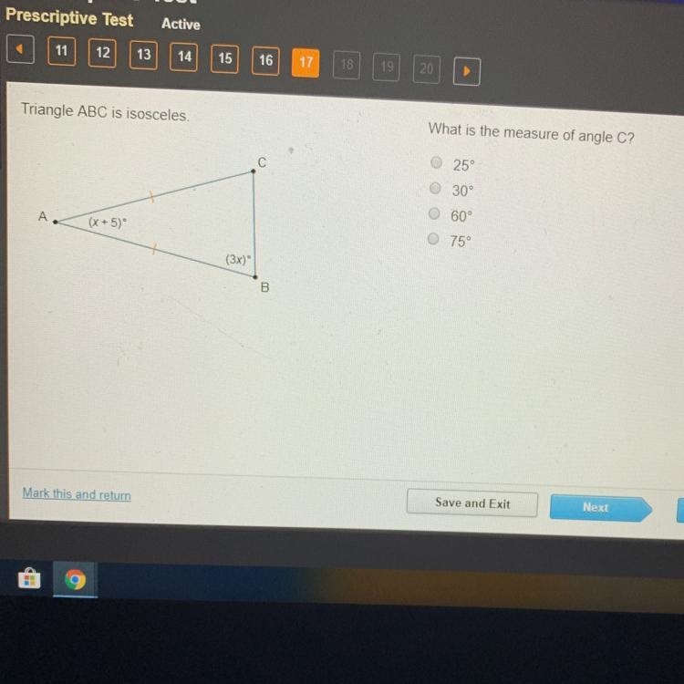 The measure of angle C-example-1