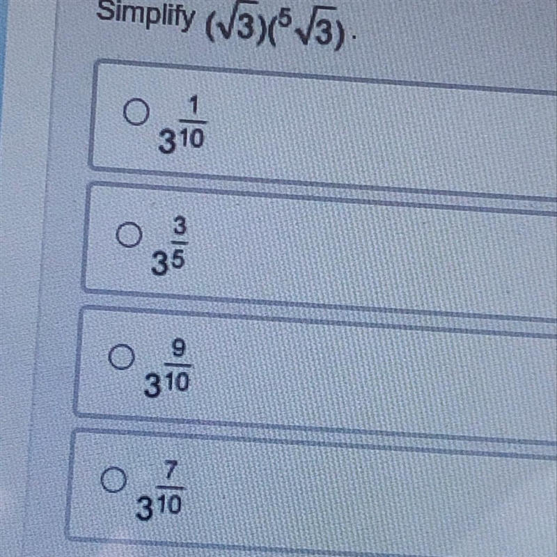 Simplify (square root 3)(5 square root 3)-example-1