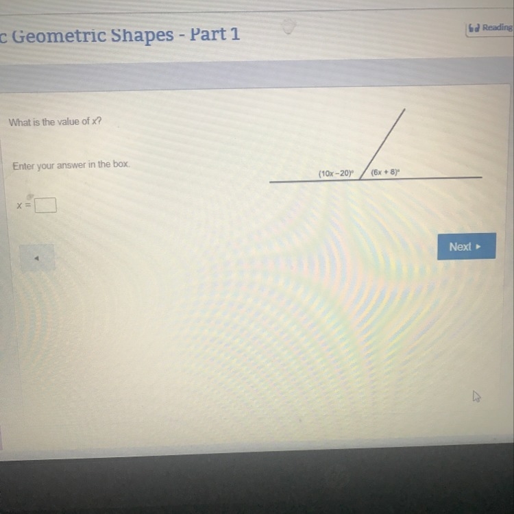 What is the value of X? Enter your answer in the box.-example-1