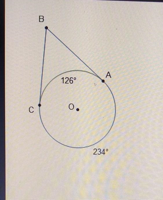 Need help!!! In the diagram of circle o, what is the measure of ABC? ​-example-1