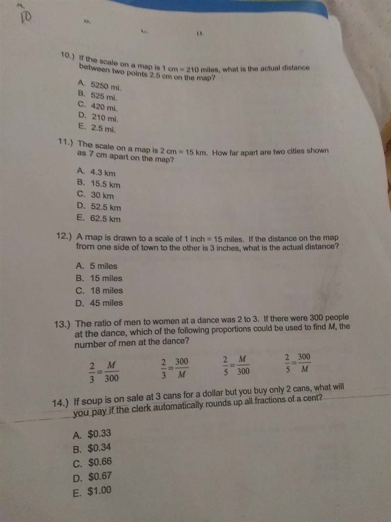 If the scale on a map is 1 cm.... Please answer all the questions in the photo I need-example-1