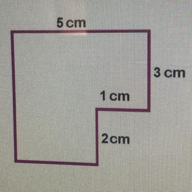 What is the perimeter and area of the figure?-example-1