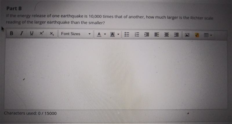 On the Richter scale, the magnitude, M, of an earthquake is given by M= 2/3logE/Eo-example-2