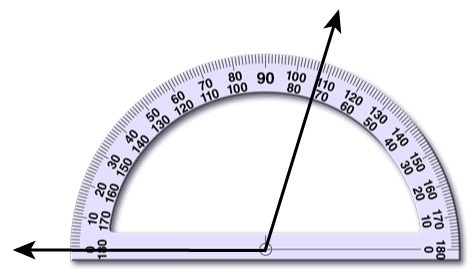 Explain how to determine the angle measurement for this angle.-example-1