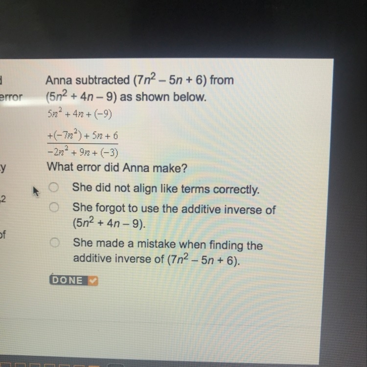 What error did anna make?-example-1