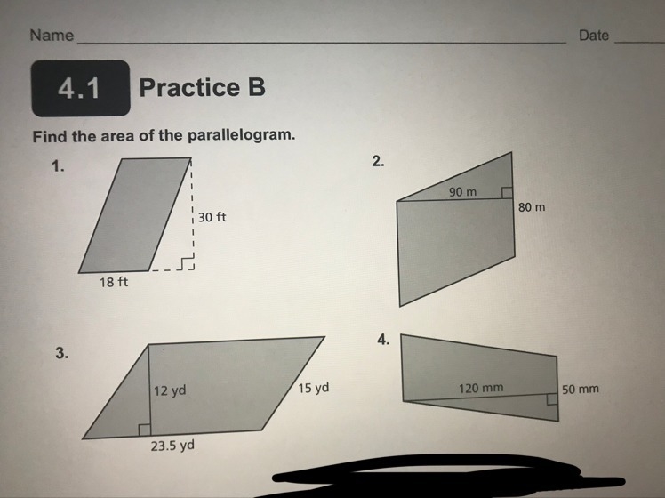 I need help on finding the area of a parallelogram-example-1