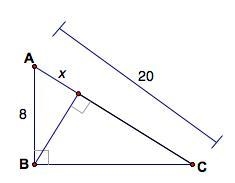 Solve for x in the diagram shown. A) 2.7 B) 2.9 C) 3.0 D) 3.1 E) 3.2-example-1