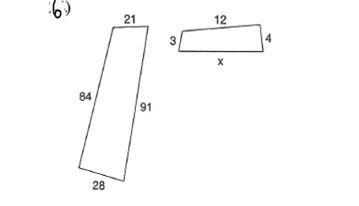 Please help and find the missing side x-example-1