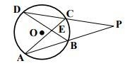 PLEASE HELP ASAP Given: m∠DEA=46°, m∠P=14° Find the measurements of arc AD and arc-example-1