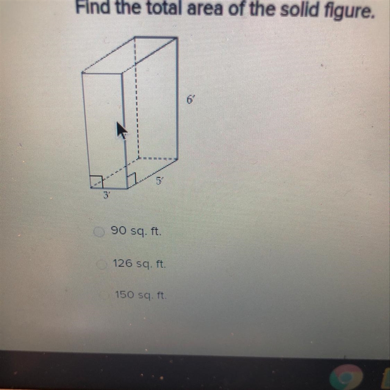 Find the total area of the solid figure-example-1