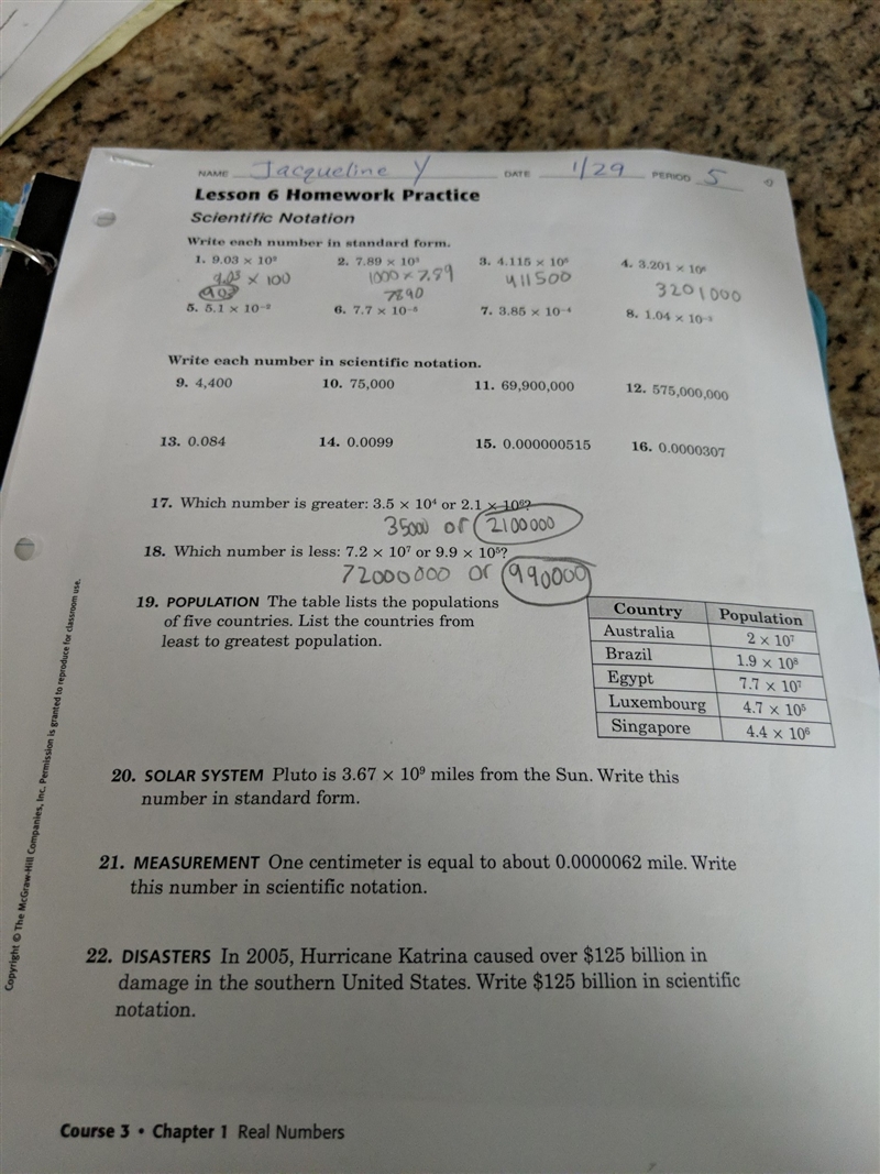 I need help 15 points scientific notation-example-1