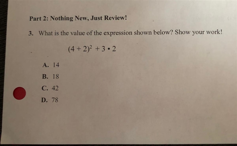 The answer is A right?-example-1