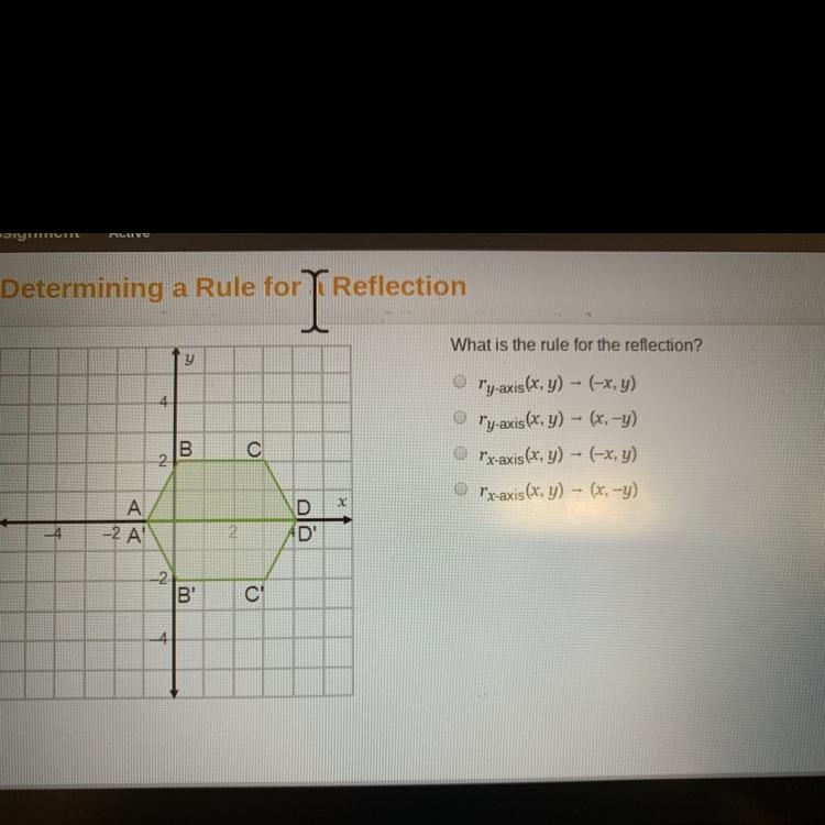 What is the rule for the reflection?-example-1