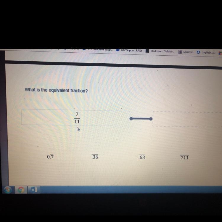 What is the equivalent fraction-example-1