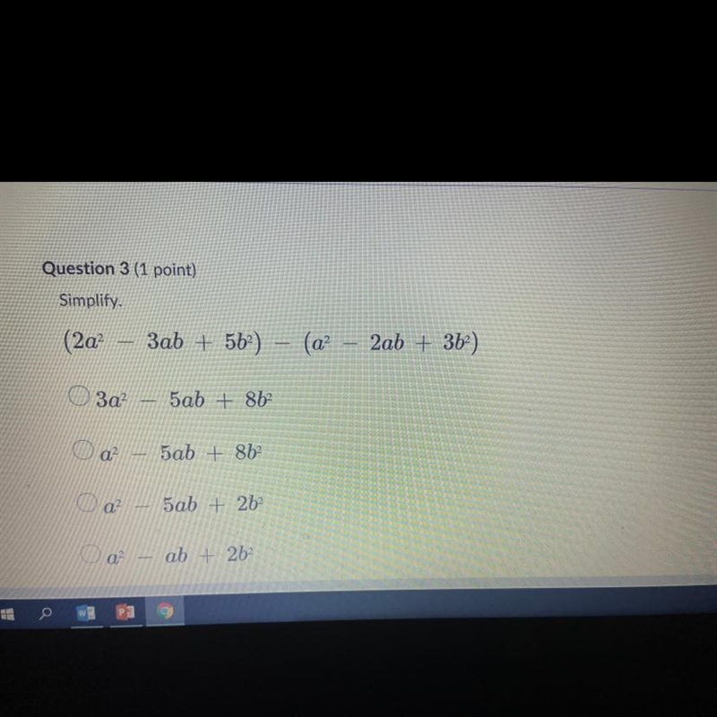 Can somebody simplify the expression in the picture I need this grade-example-1