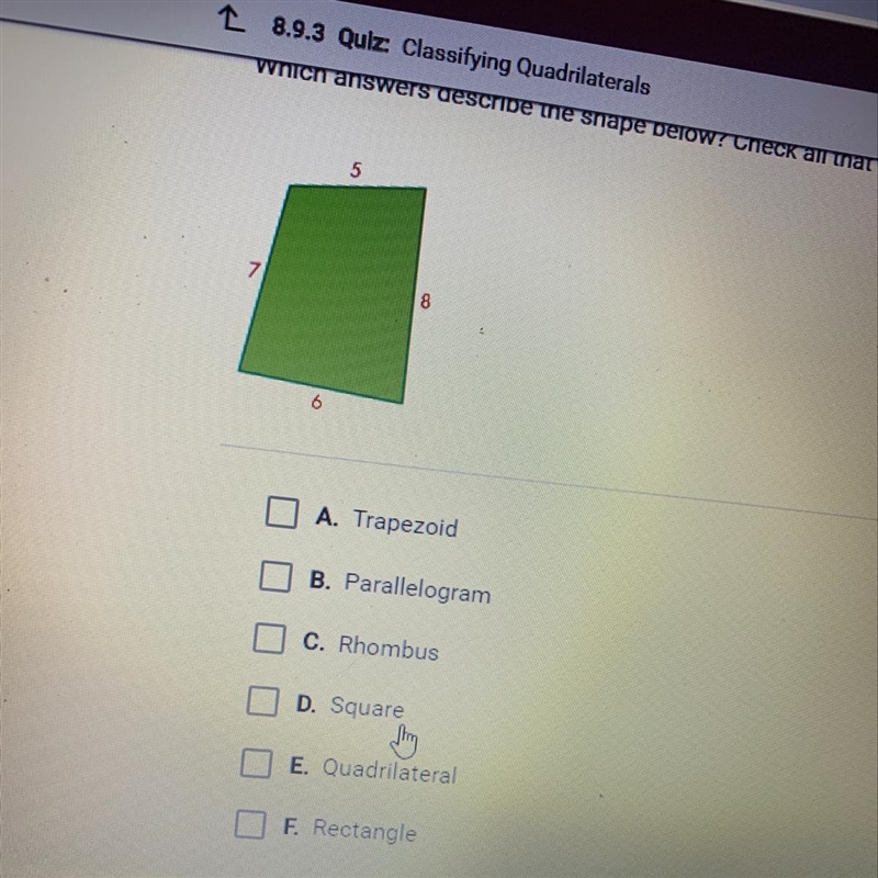 Which answers describes the shape below?-example-1