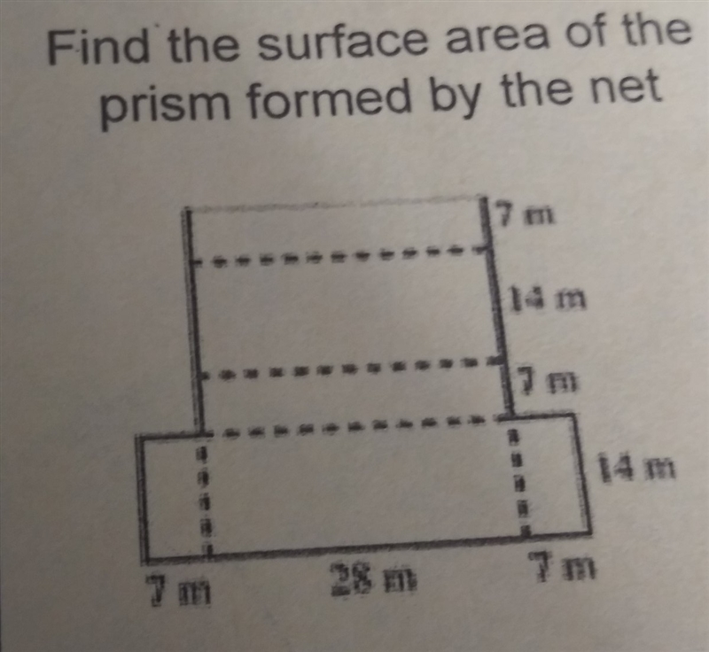 Find the surface area of the prism formed by the net-example-1