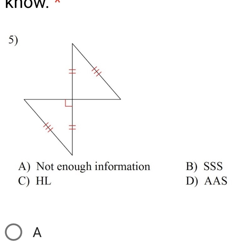 Determine if the 2 triangles are congruent. If so how do you know?-example-1