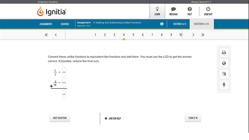 Please tell what the fractions are-example-1