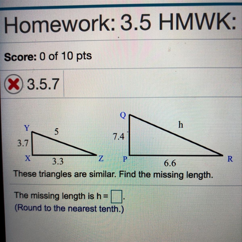 What is the missing length-example-1