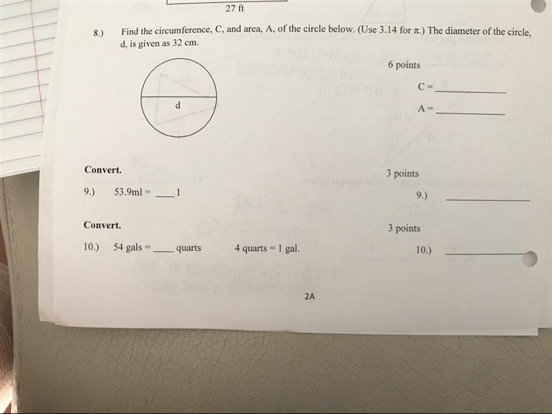 Help with number 9 please please thank you-example-1