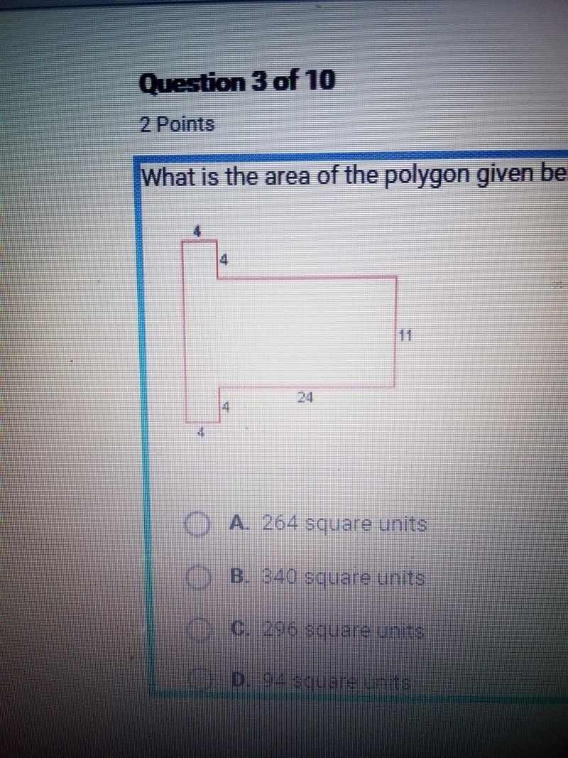 What is the area of the polygon​-example-1