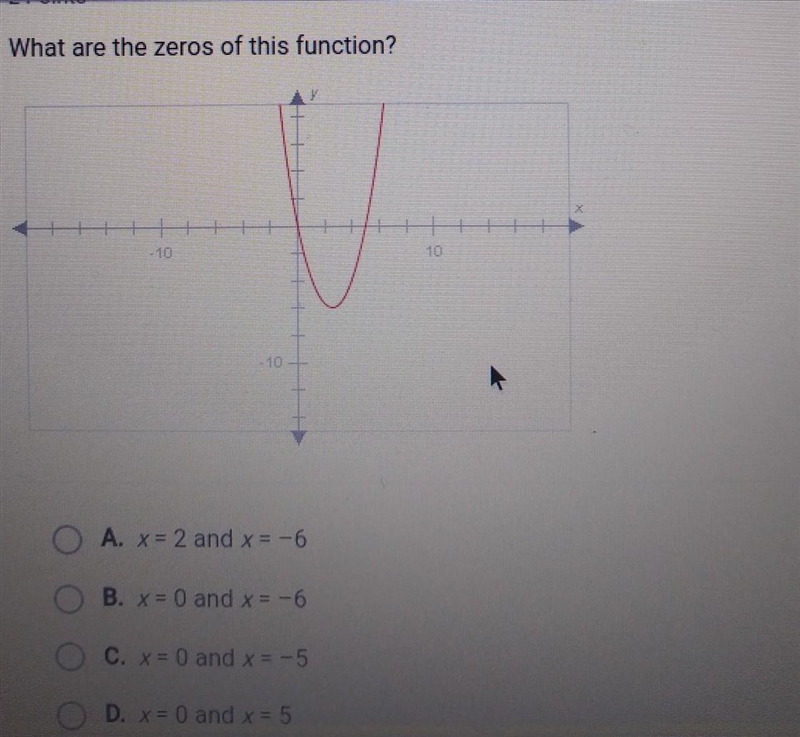 What are the zeros of this function?​-example-1