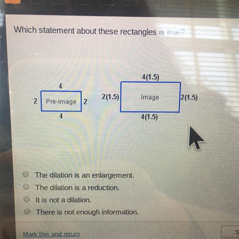 Which statement about these rectangles is true ?-example-1