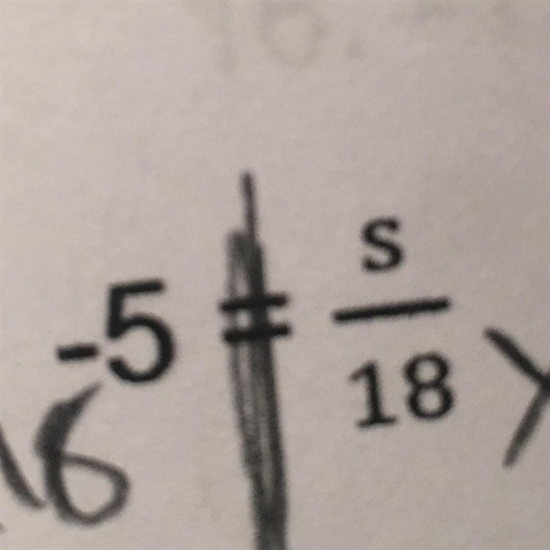 -5= s — 18 Someone help please I’m stuck-example-1