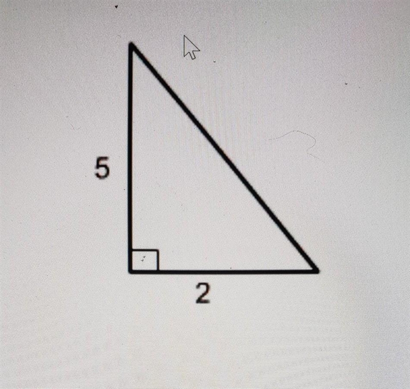 What is the length of the hypotenuse of this triangle? Round to the nearest tenth-example-1